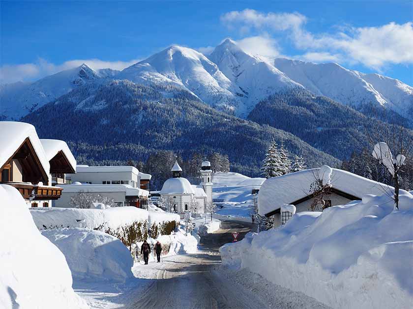 weihnachten seefeld tirol ferien
